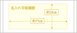 名入れ可能範囲